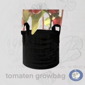 productafbeelding 2533 van een growbag met speciale,uitsparingen voor stokken om tomaten, paprika’s te ondersteunen