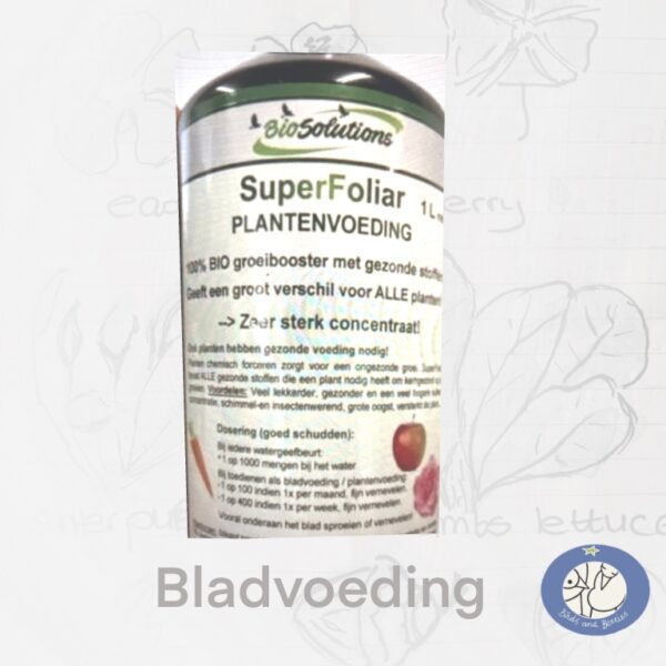 Productafbeelding 8679 van een flesje van 0.25 liter Bladvoeding Superfoliar