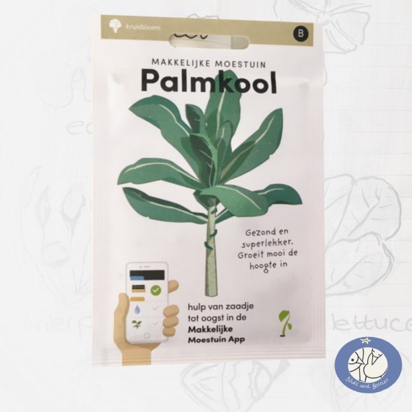 Product afbeelding 8546 Palmkool zaden van het merk Makkelijke Moestuin. Met de bestelmogelijkheden voor de website Birds and Berries België