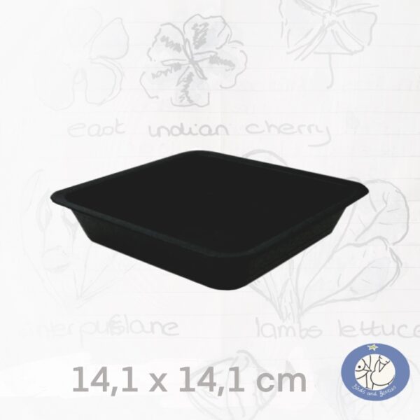 Productafbeelding 8596 onderzetter voor growbag of pot voor planten. 14x14 cm